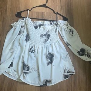 Off the shoulder dressy top